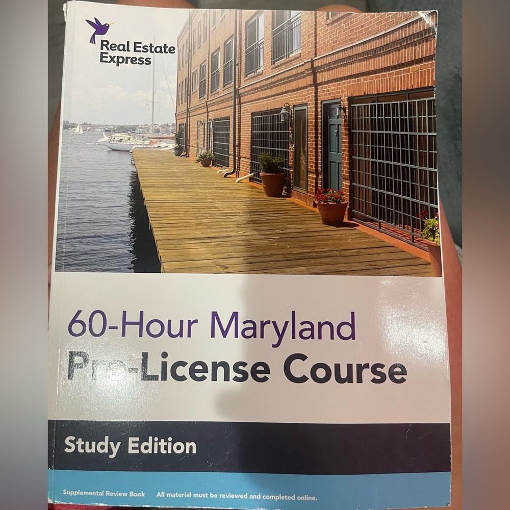 Real Estate Express Licensing course book